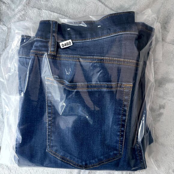 Loft Women's Skinny Jeans High Rise Dark Wash Five Design Pockets Blue Size 29/8 - Picture 10 of 10